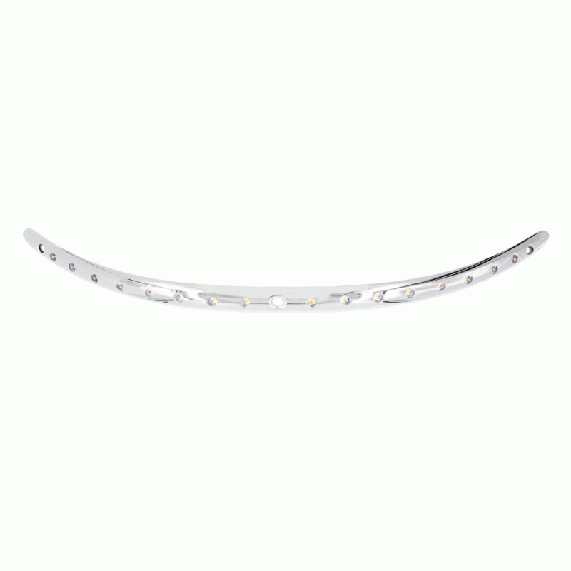 Chrome LED Windshield Trim for 2014-C Harley Davidson