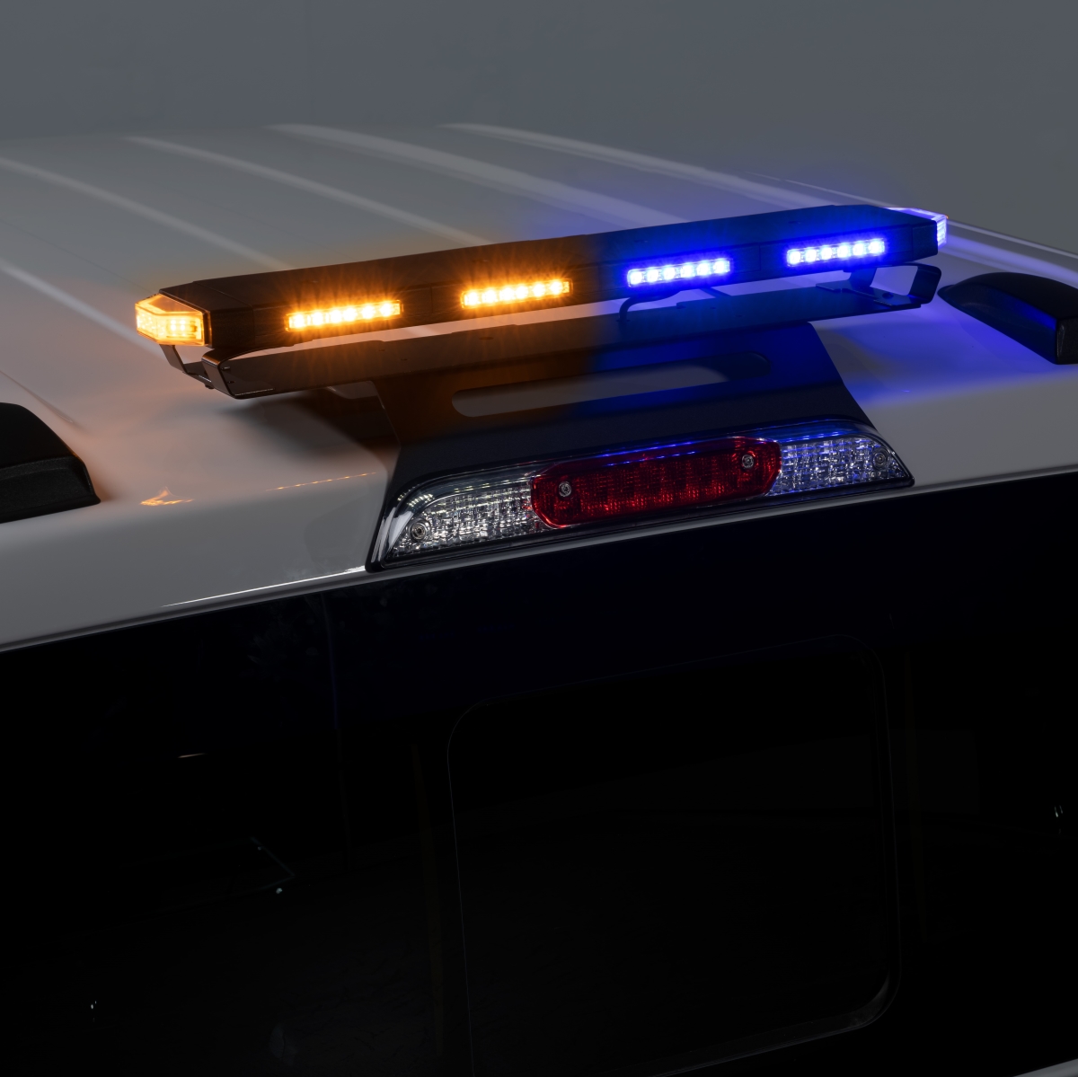 PUT950216 16 in. Tri Color Hornet LED Stealth Rooftop Bar Light, Amber, Blue & White