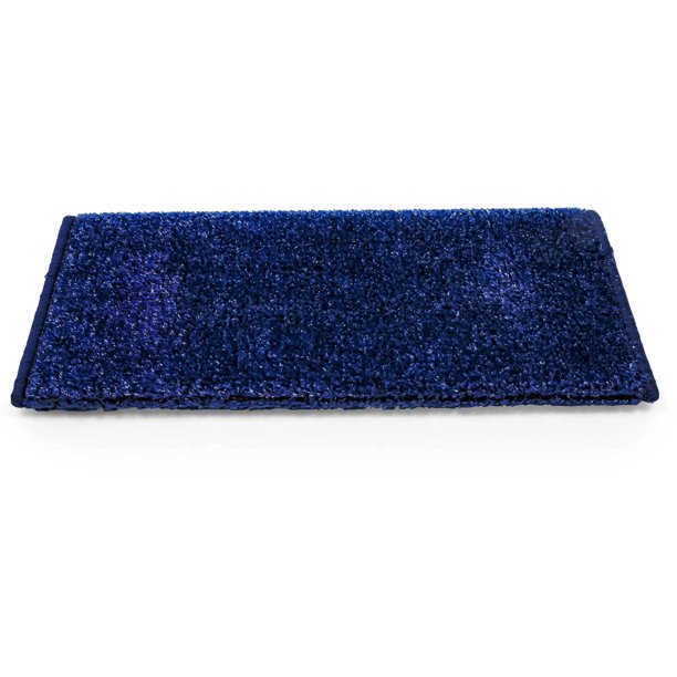 17.5 x 18 in. Step Rug Premium Turf with UV & TPE Hemmed, Blue