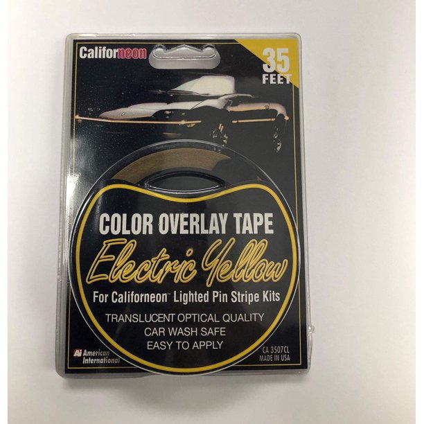 AIICA3507CL Lect Color Overlay Tape, Yellow