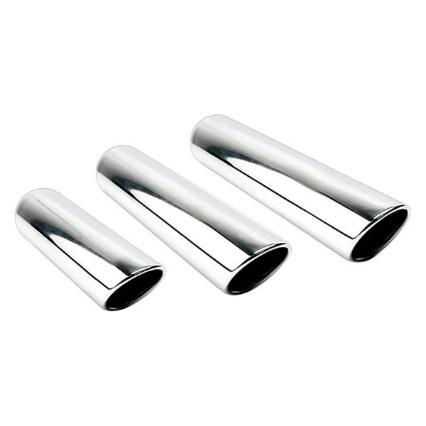 2.25 x 4.00 in. Texas Exhaust Tip Rolled Angle Slant