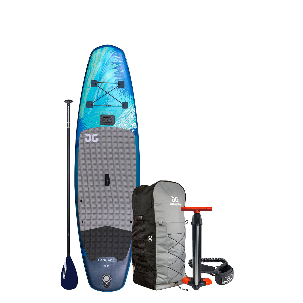 AQG585421111 10 ft. Cascade Sup Inflatable Stand-Up Paddleboard & Astral Life Vest