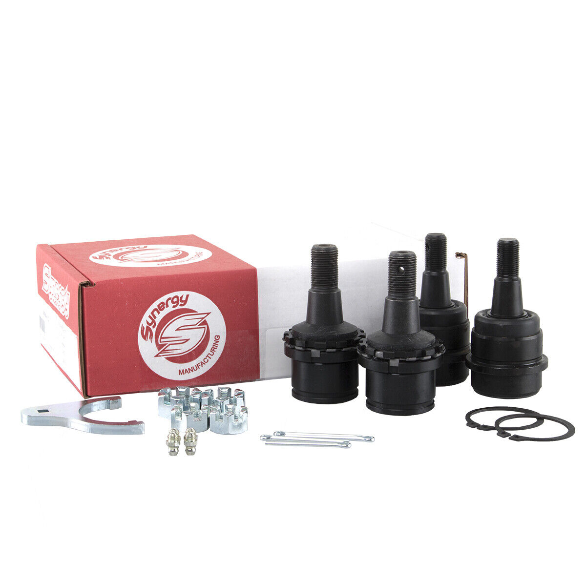 SYN4123 Non-Knurled Adjustable Ball Joint Kit for 2003-2013 Ram HD 1500 - 2500 - 3500 4x4