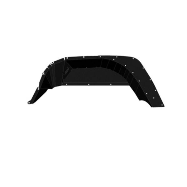 RDA520LFRSB Stealth Rear Inner Fender Body Armor Liner for 2020 Jeep Gladiator, Black