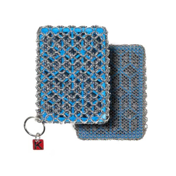 Picture of BBQ BBQCM-SIL Heavy Duty Rings Chainmail Scrubber with Silicone Core
