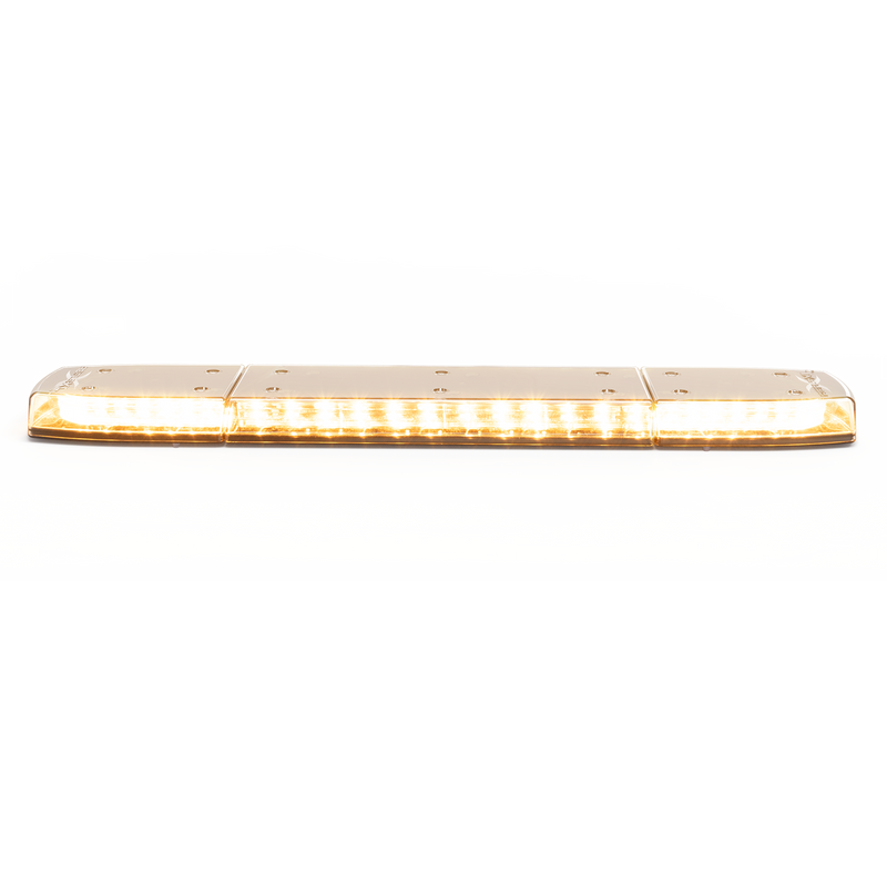 11-024CA-E 24 in. Lightbar Reflex Lens Discrete Wire, Clear & Amber