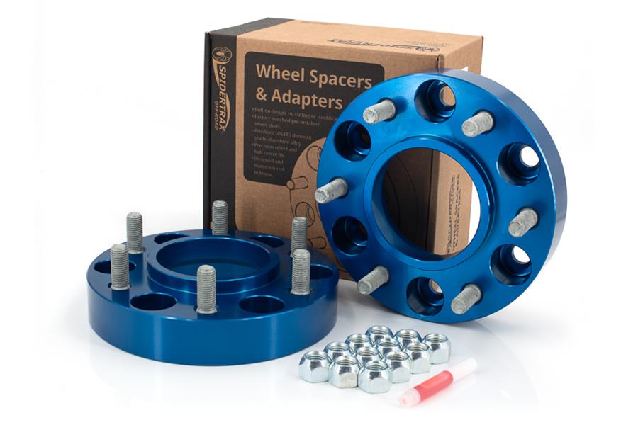 SXOWHS032 5.5 x 1.25 in. Thick Wheel Spacer Kit for Ford Bronco Ranger, Blue