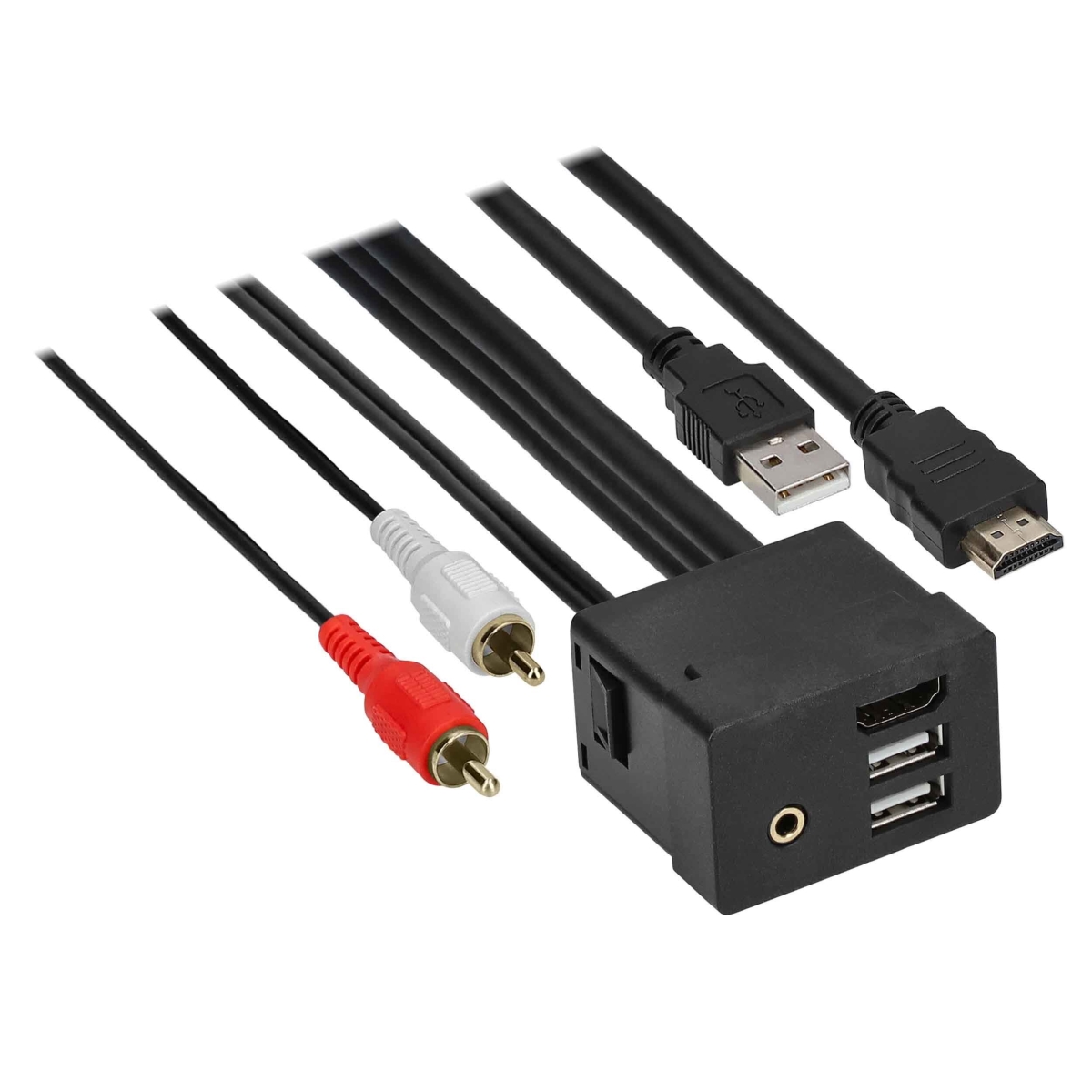 Metra METAXUSB-HK3 3 ft. USB, AUX & HDMI Replacement Panel for 2014C Hyundai & Kia