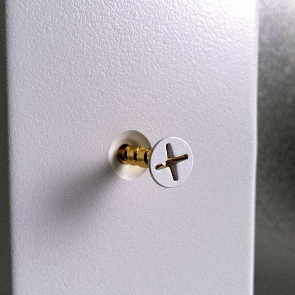 Screws for Window Frames, White - 100 per Bag