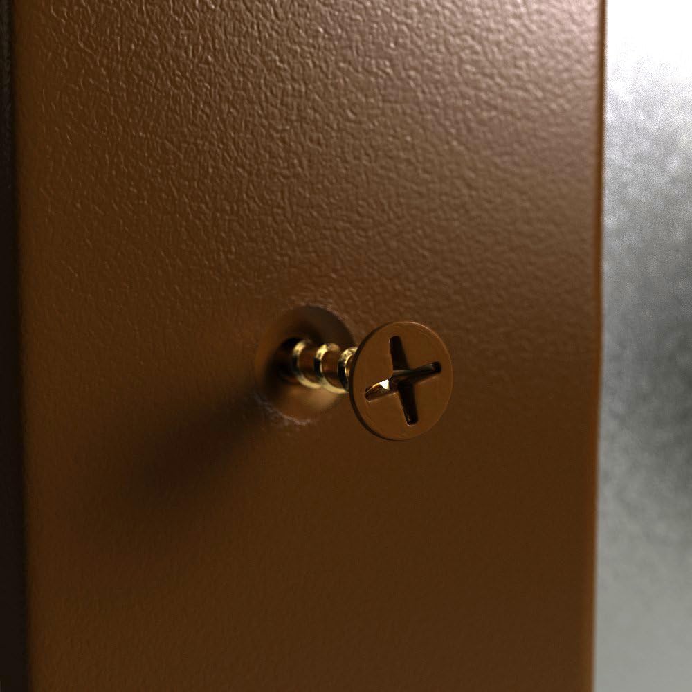 Brown Screws for Window Frames - Pack of 100