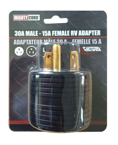 30AM15AF Plug Round Power Carded Adapter