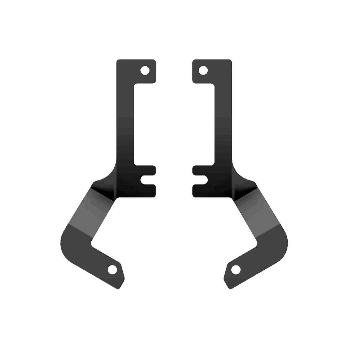 PUT2231 Black Luminix Hood Brackets for 2019 Sierra 1500