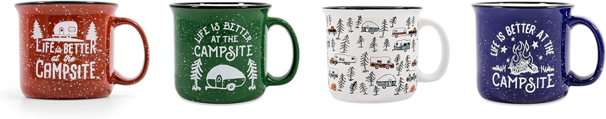 Picture of Camco CMC53357 14 oz Libatc Coffee Mug - Pack of 4