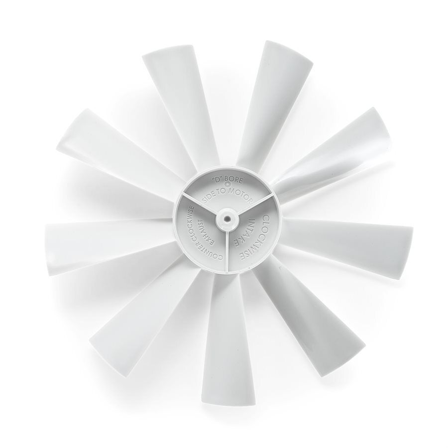Replacement Clockwise Vent Fan Blade, White