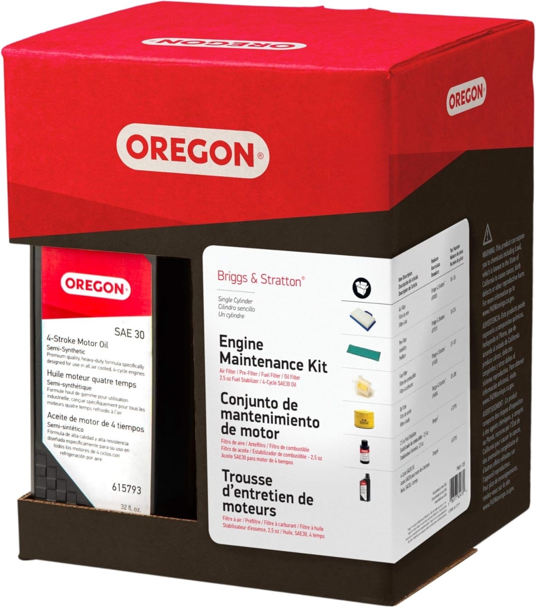 ORE01-105 Lawn Mower Engine Maintenance Kit for Briggs & Stratton Single Cylinder Engines
