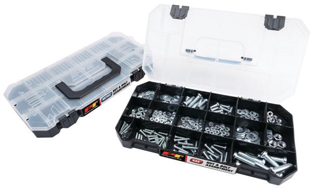 Performance Tool PRTW5264 Stacking Interlocking Fastener Assortment Kit - 740 Piece