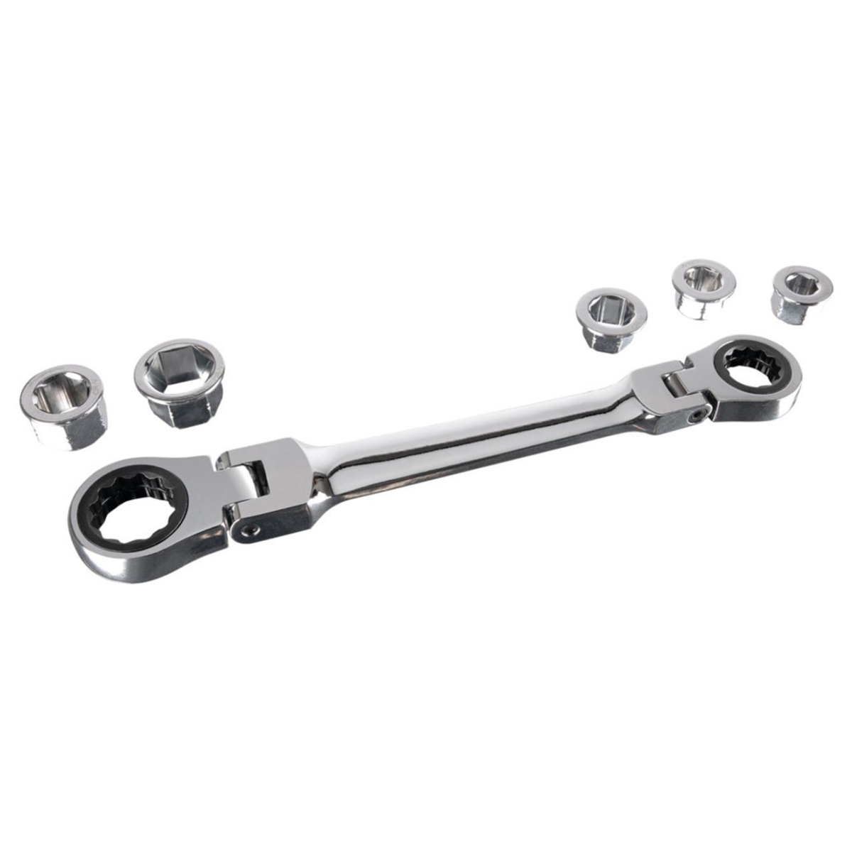7-in-1 Sae Ratcheting Wrench, Polished