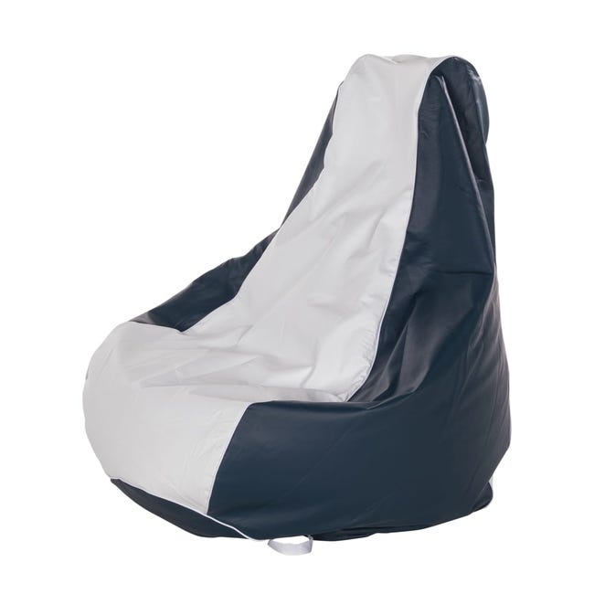 Picture of Taylor Made TAM81004 Teardrop Marine Beanbag&#44; White & Navy