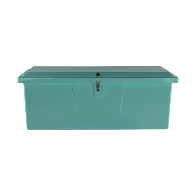 27 x 72 x 26 in. Stow N Go Dock Box, Seafoam Green - Medium