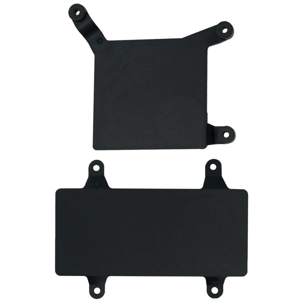 Full Size AC Vent Replacement Gauge Installation Plate Kit for 1973-1987 Chevy Truck, Black