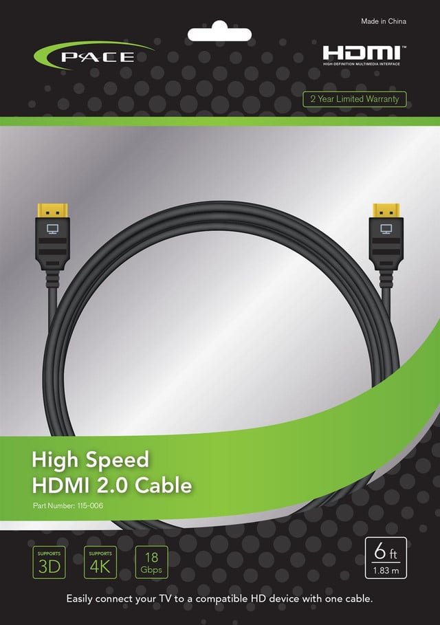 6 ft. HDMI Cable, Black
