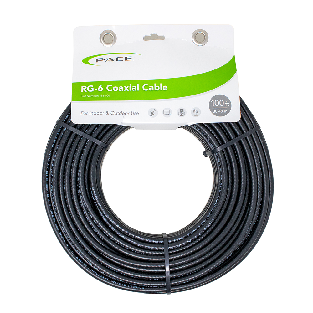 100 ft. Coaxial Cable, Black
