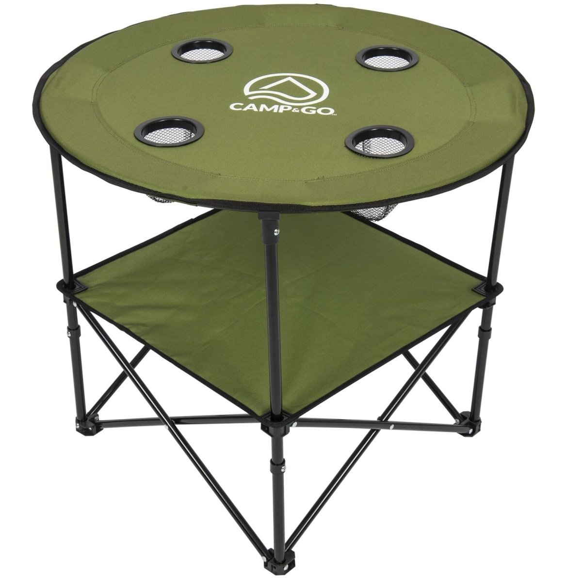 ASIFTR28-454-1 28 in. Dia. Rio Fabric Round Portable Table, Moss Green -  Arrow Storage Products
