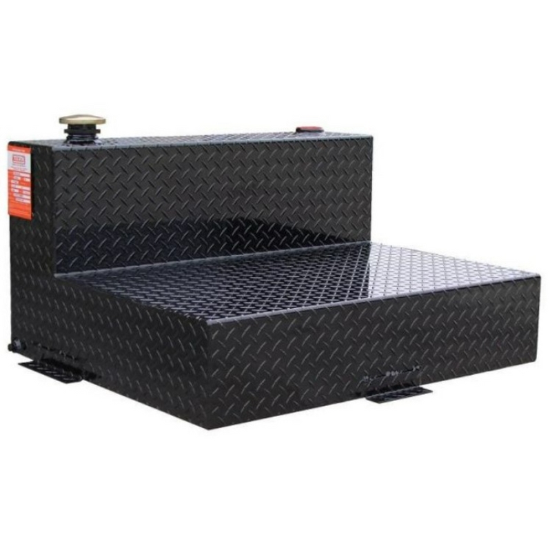47 gal L Shaped Transfer Refueling Tank, Black