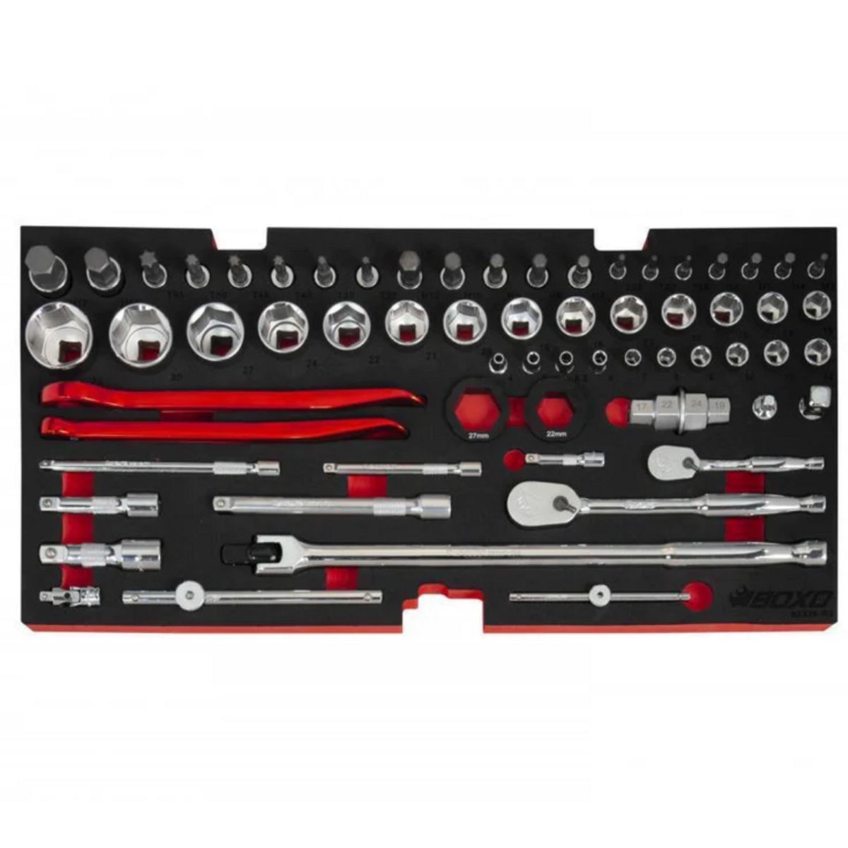Picture of Boxo Tools BOXBXE047-R2 103 Piece Metric Moto Tool Set