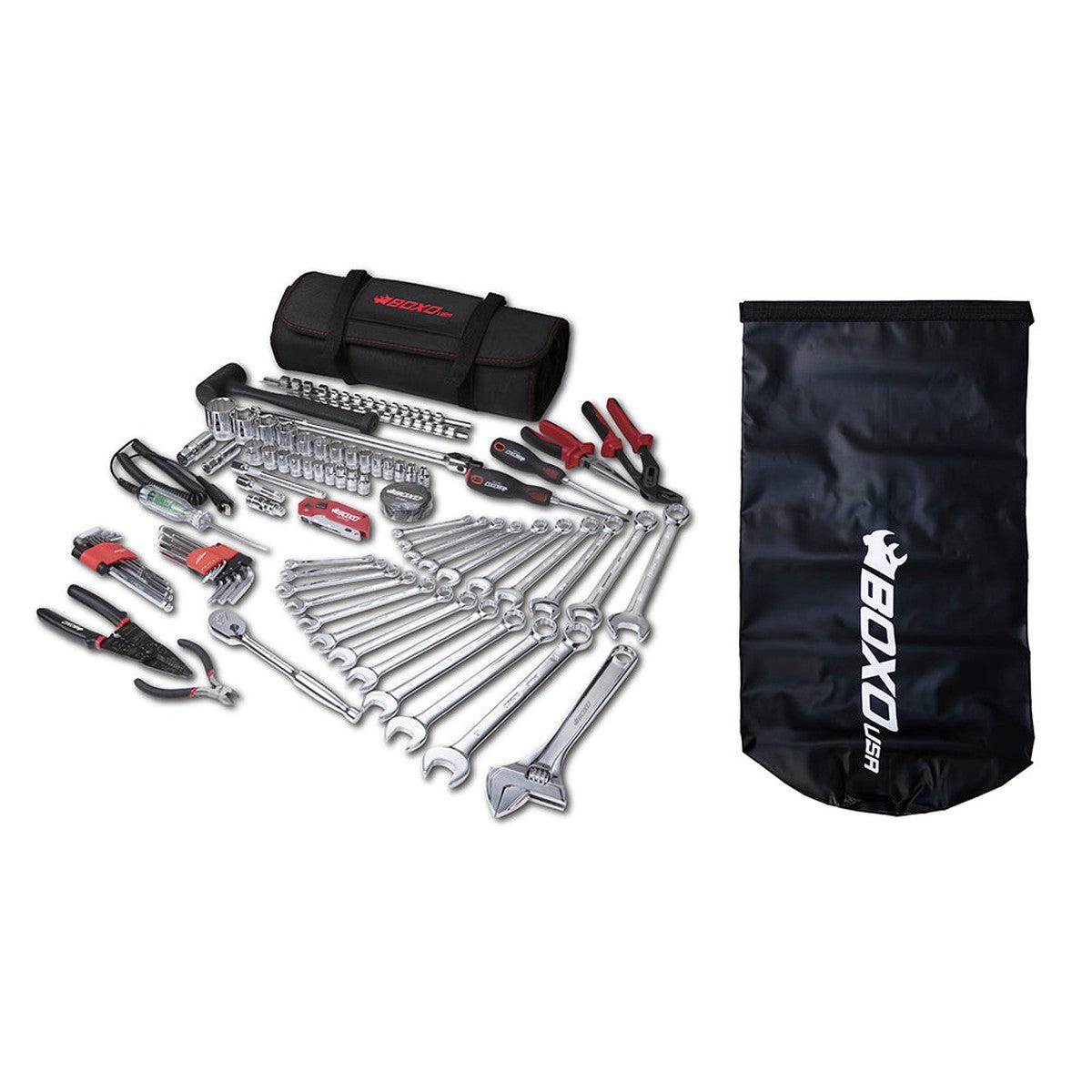 Picture of Boxo Tools BOXPA922 Metric & SAE Marine Tool Roll & Dry Bag - 82 Piece