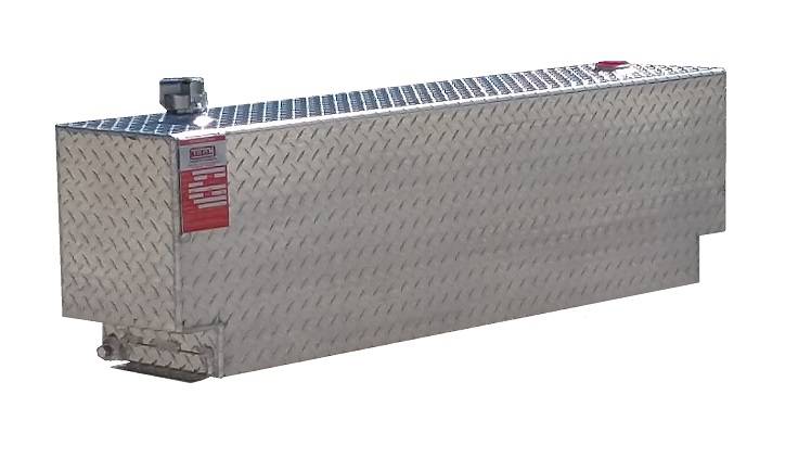 ATITTR43 43 gal Aluminum Rectangle Refueling Tank with Notched Bottom Side