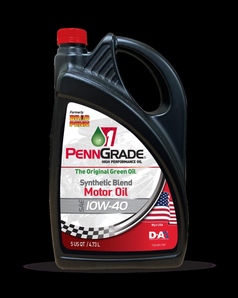 Picture of PennGrade BPO71440 5 qt. 10W-40W SAE Synthetic Blend High Performance Oil