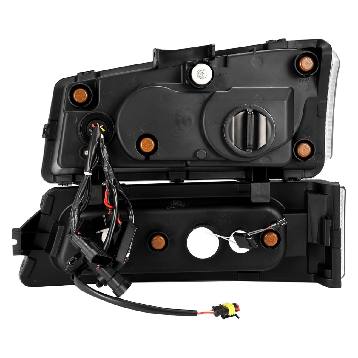 ALR880256 NOVA Series Projector LED Headlights with Sequential DRL, Black