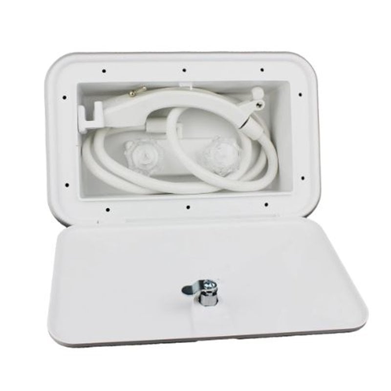 Polar White Exterior Shower