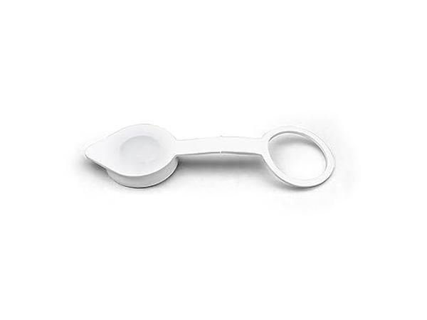 Dust Cover for Cable TV Plate, Polar White