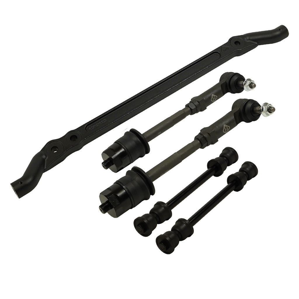 Center Link & Tie Rod Kit for 2001-2003 Chevy GM Duramax 1500HD & 2001-2010 Silverado Sierra 3500HD
