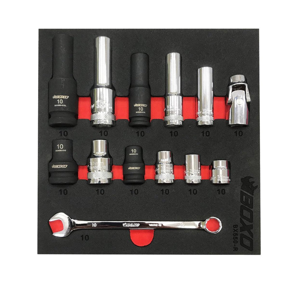Picture of Boxo Tools BOXBX550-R 10 mm Rescue Tool Kit - 13 Piece