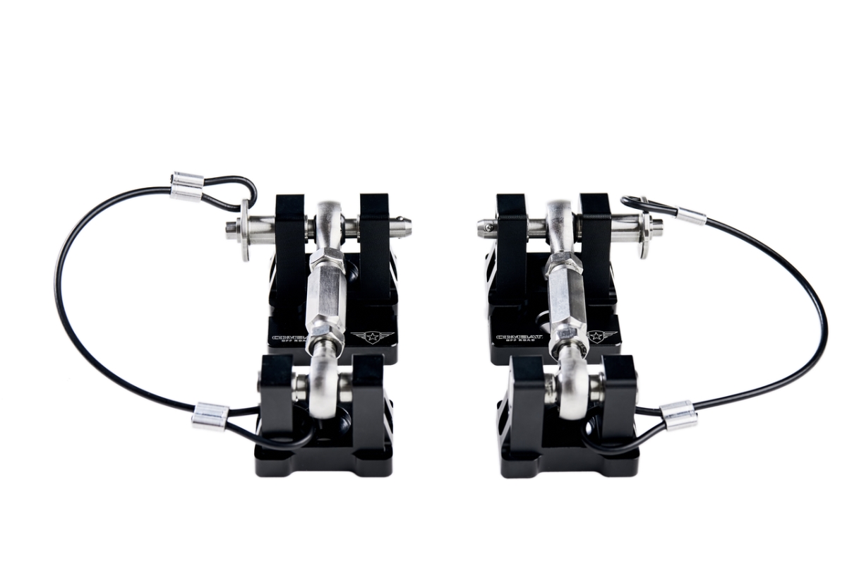 Off The Turnbuckle Hood Latch Set for 2007C Wrangler & Gladiator