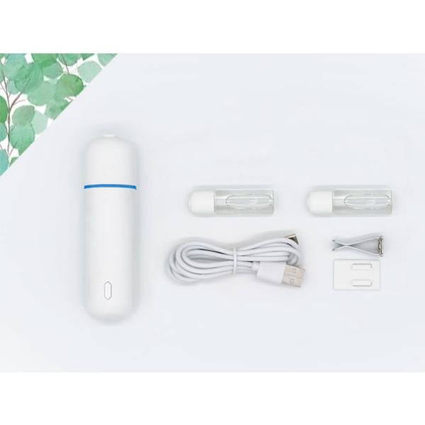 CLXARMA-EUCALYPTUS-2W Aroma Starter Essential Oil Car Freshener, White - Eucalyptus - Pack of 2