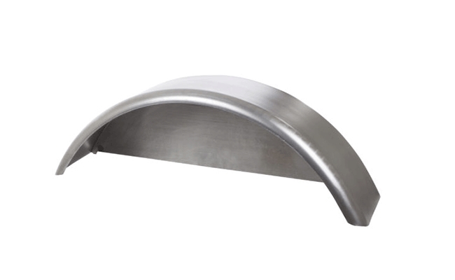 9 x 30 in. Steel Fender with Back