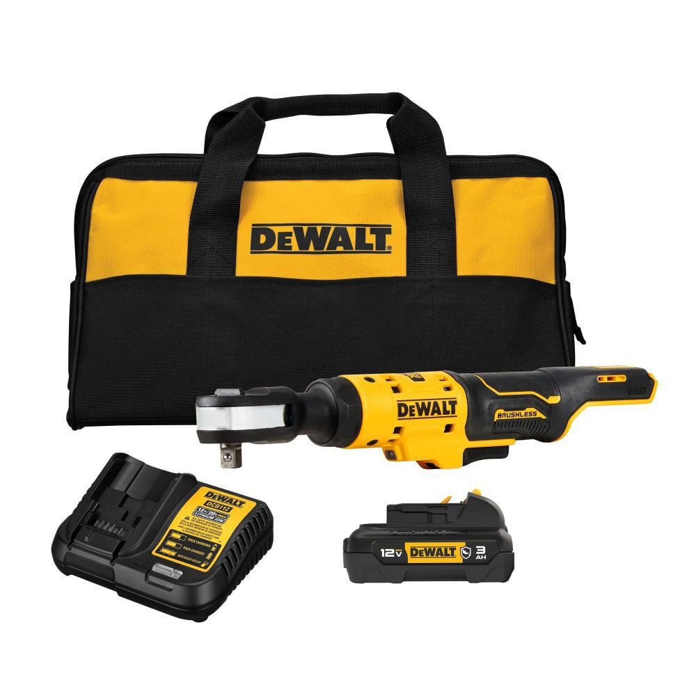 Picture of Dewalt Tools DEWDCF503GG1 12V Xtreme Max Brushless Cordless 0.38 in. Compact Ratchet Tool Kit