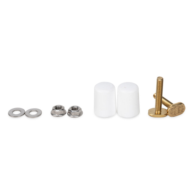 CMC41730 Replacement Floor Mount Hardware Caps, White