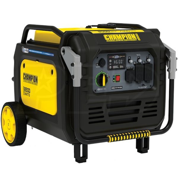 Picture of Champion Power Equipment CHM100719 8500W Portable Electric Start Inverter Generator with Quiet Technology & Co Shield&#44; Yellow & Black