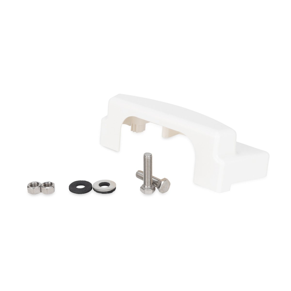 Picture of Camco CMC41728 Replacement Hinge Cover & Hardware for Premium Ceramic RV Toilet&#44; White