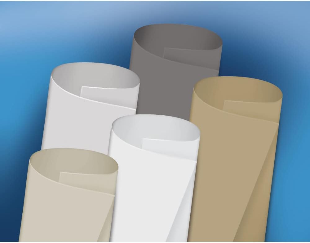 9 ft. 6 in. x 40 ft. TPO White Fleece Back RV Roofing