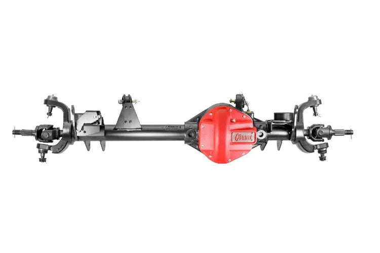 CUACE-JF4404E45 Front 60.5 in. Wide Electric Locker 45630 Spline Satin Axle for 1997-2006 Jeep Wrangler, Black