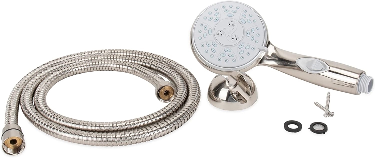 CMC43747 RV & Marine Shower Head Kit, Brushed Nickel