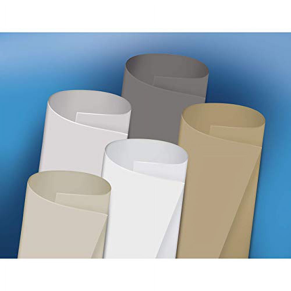 9 ft. 6 in. x 50 ft. Dove Diflex II TPO Roofing, Bright White