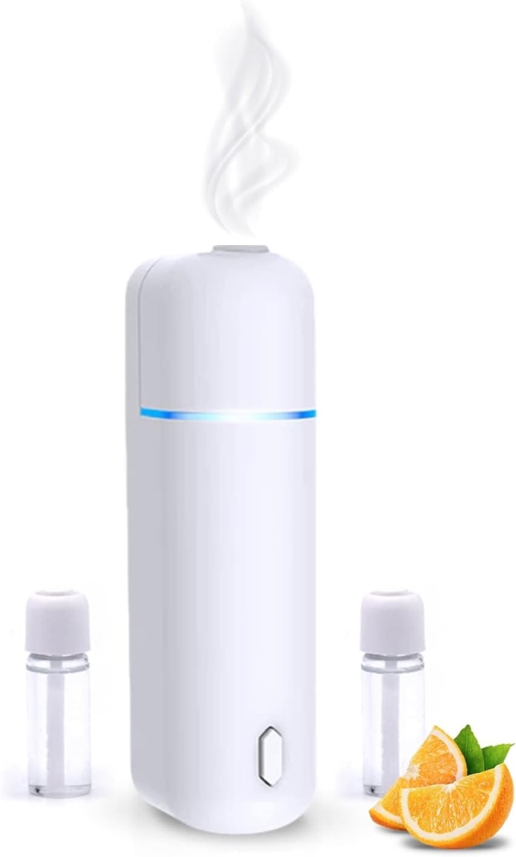 Aroma Starter Essential Orange Oil Diffuser Car Freshener, White - Pack of 2
