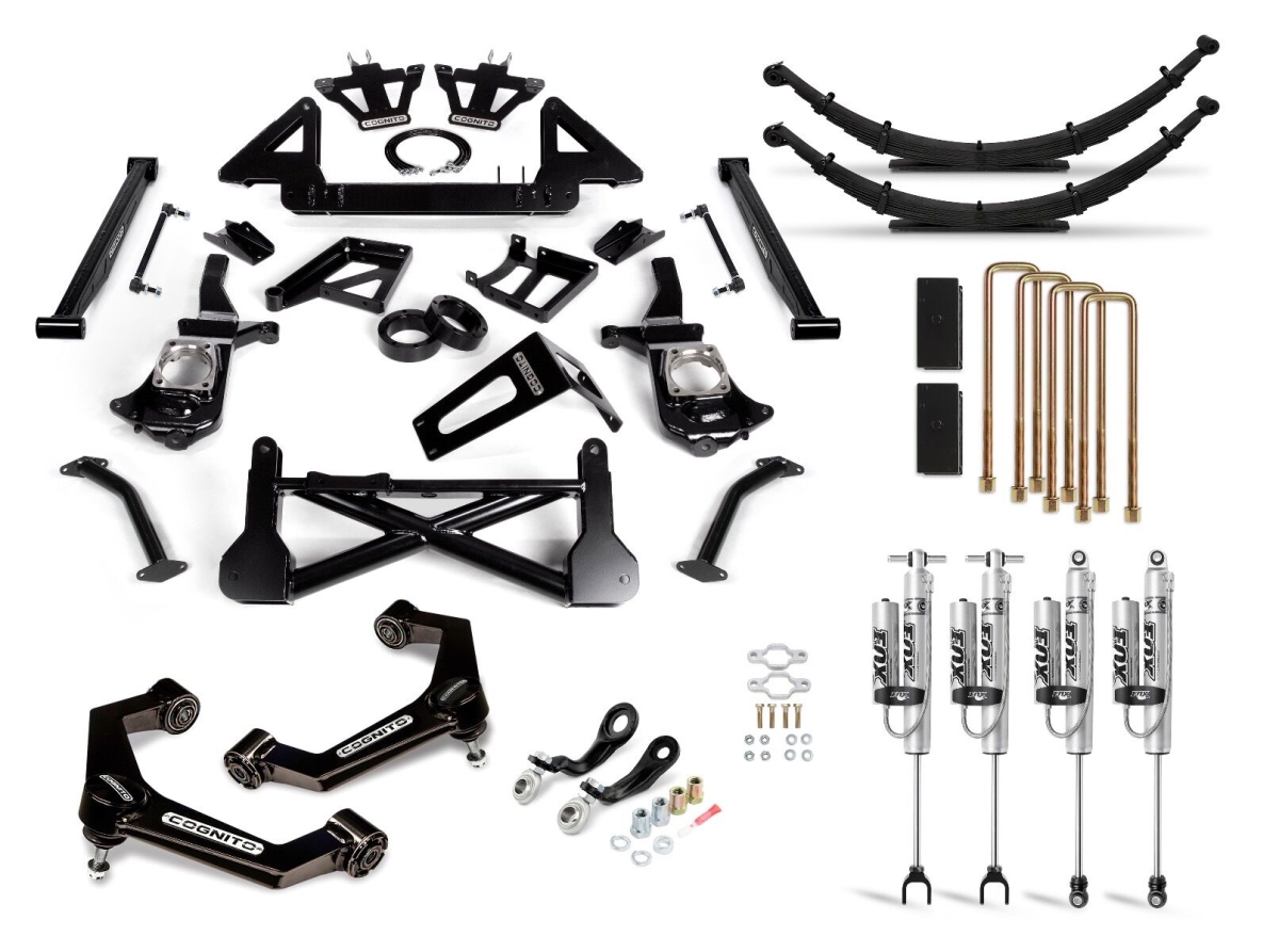 COG210-P1034 10 in. Performance Lift Kit with Fox PSRR 2.0 Shocks for 2020-21 Silverado-Sierra 2500-3500 2-4WD